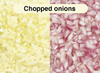 Chopped onions